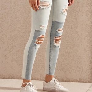 Perfect Fit Patch Jeggings Jean Size 32